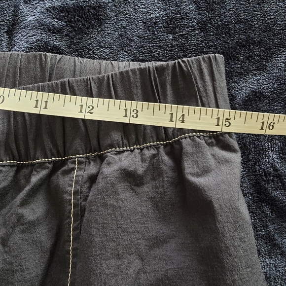 Ganni Elasticated Curve Pant in Navy Size L/40 52% Cotton - Picture 12 of 16